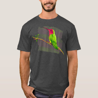 Camiseta Mulher Hummingbird Art Gift