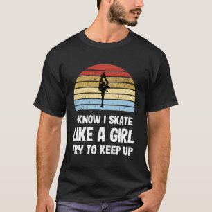 Camiseta Mulher Ice Skating