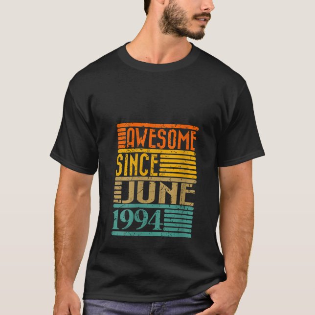 Camiseta Mulher Impressionante Desde Junho De 1994 30 B De  (Frente)