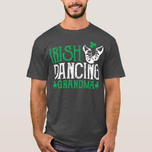 Camiseta Mulher Irlandesa Dançando Avó Irlandesa Dançarina