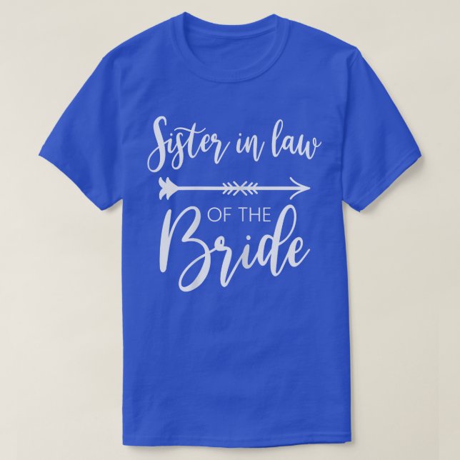 Camiseta Mulher Irmã Em Direito Do Par De Bachelorette (Frente do Design)