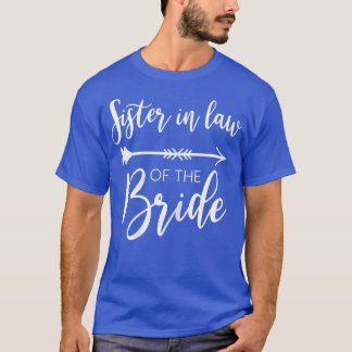 Camiseta Mulher Irmã Em Direito Do Par De Bachelorette
