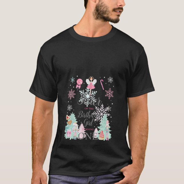 Camiseta Mulher Irmã Nutcracker primeiro aniversario Rapari (Frente)