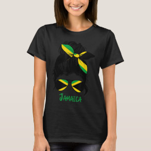Camiseta Mulher jamaicana Jamaica: Bandeira da Jamaica