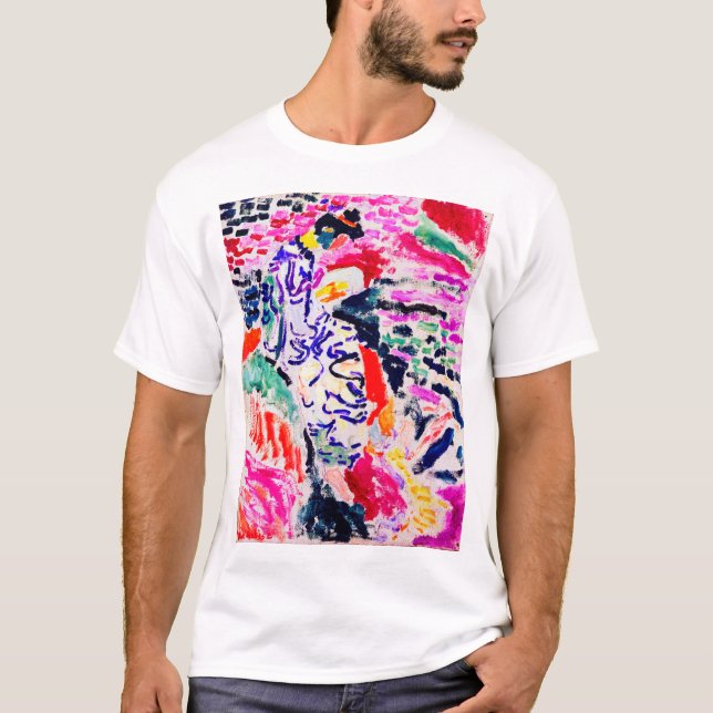 Camiseta Mulher japonesa ao lado da água, Matisse (Frente)