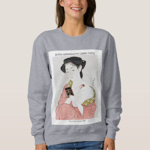 Camiseta Mulher japonesa aplicando pó - Goyō Hashiguchi