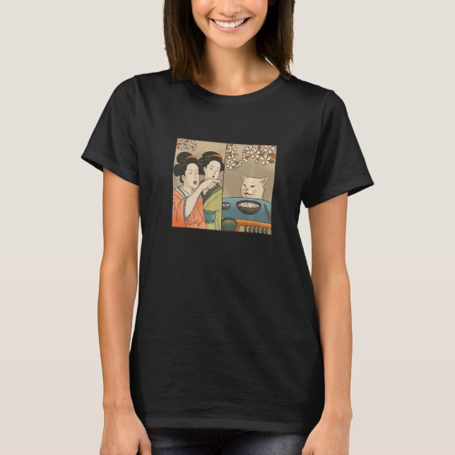 Camiseta Mulher Japonesa Memória Mad Gritando (Frente)