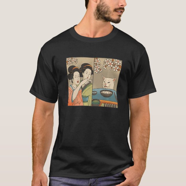 Camiseta Mulher Japonesa Memória Mad Gritando (Frente)