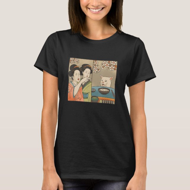 Camiseta Mulher Japonesa Memória Mad Gritando (Frente)
