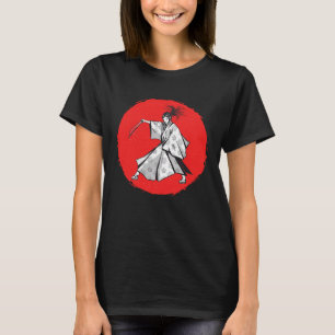 Camiseta Mulher japonesa Samurai: Cultura estética Otaku