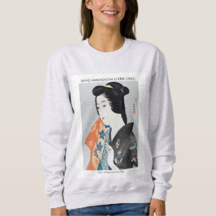 Camiseta Mulher japonesa segurando sua toalha - Goyō Hashig