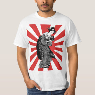 Camiseta Mulher japonesa tradicional do ukiyoe