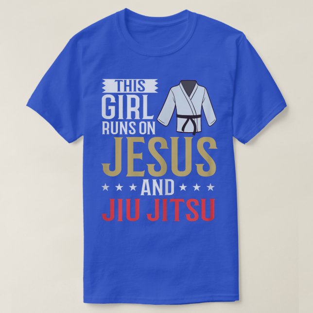 Camiseta Mulher: Jiu Jitsu Combatente BJJ Tr (Frente do Design)