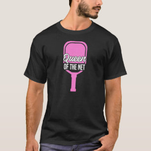 Camiseta Mulher Jogadora De Pickleball Rainha Esportiva Da