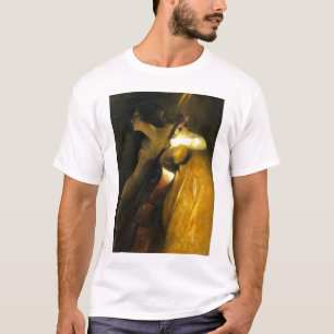 Camiseta Mulher Jogando Cello