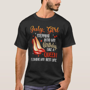 Camiseta Mulher Juliana Garota Passando No Meu Aniversário 