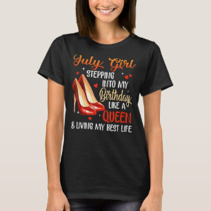 Camiseta Mulher Juliana Garota Passando No Meu Aniversário