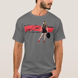 Camiseta Mulher Legal de vestido preto Os Hollies 1972