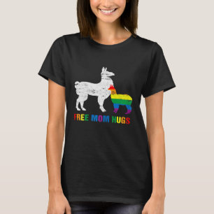 Camiseta Mulher Liberta Mãe Abraça Mama LGBT Orgulho gay Mo