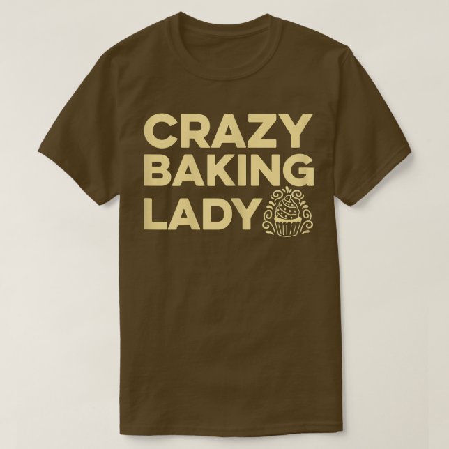 Camiseta Mulher Louca Catita Baking Lady Cote (Frente do Design)