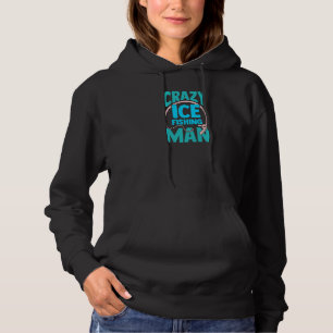 Camiseta Mulher Louca Pescadora De Gelo Fisher Hobby Fisher