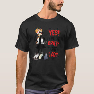 Camiseta Mulher Louca por Gatos Siamês Engraçado Amante de 