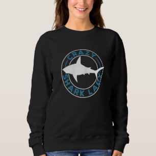 Camiseta Mulher Louca por Tubarões   Biologia Marinha Tubar