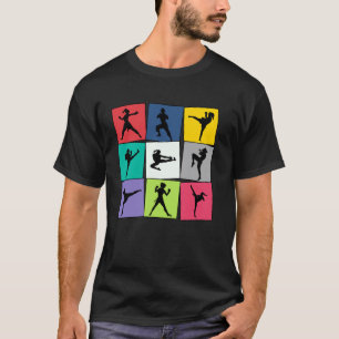Camiseta Mulher Lutadora de Muay Thai Artes Marciais MMA Bo