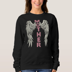 Camiseta Mulher Madre Angel Wings Melhor Mãe Mãe Da