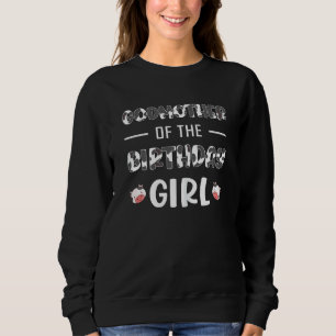 Camiseta Mulher Madrinha Da Vaca De Aniversário