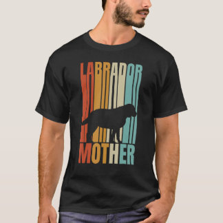 Camiseta Mulher-Mãe-Cão-Labradora