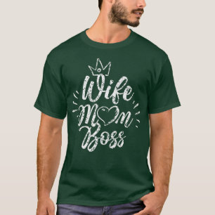 Camiseta Mulher Mãe Chefe Feminismo Mulher Feminista Femini