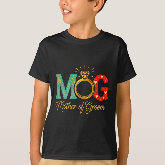 Camiseta Mulher Mãe Da Noiva Mob Mog Mãe Casando De Volta (Frente)