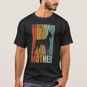 Camiseta Mulher-mãe de cão-mãe de Dobermann