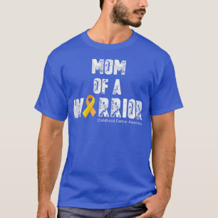 Camiseta Mulher Mãe de uma costela de Cancer de infância do