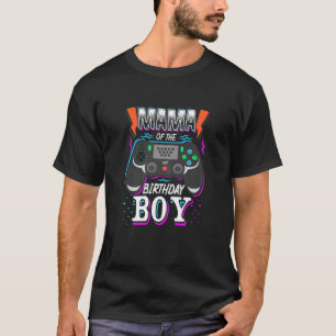 Camiseta Mulher: Mãe do Aniversário Gama de Vídeo Correspon
