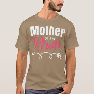 Camiseta Mulher Mãe Do Recem casados Da Família Noiva Wif