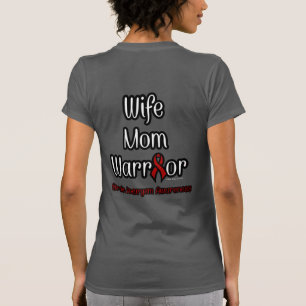 Camiseta Mulher, mãe guerreira... neurisma cerebral