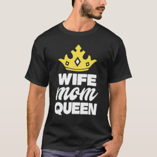 Camiseta Mulher Mãe Rainha Dia de as mães 2022