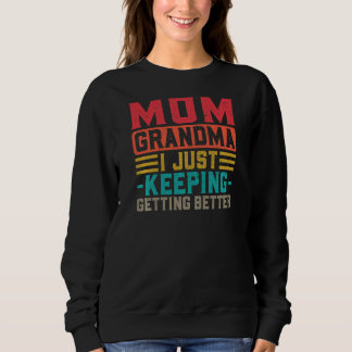 Camiseta Mulher Mãe Vovó Eu Só Estou Melhorando
