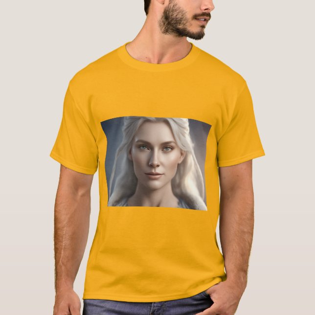 Camiseta Mulher Majestosa Nórdica (Frente)