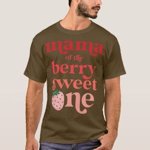 Camiseta Mulher Mama do Berry Sweet One Strawberry Firs