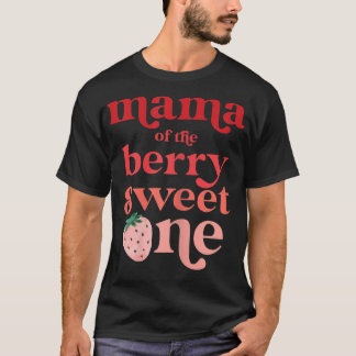 Camiseta Mulher Mama do Berry Sweet One Strawberry Firs
