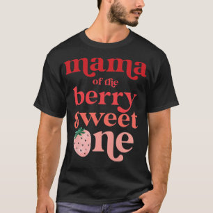 Camiseta Mulher Mama do Berry Sweet One Strawberry Firs