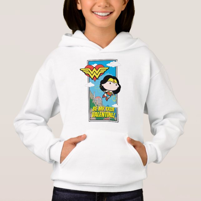 Camiseta Mulher Maravilha Chibi - Seja Meu Namorados Verdad (Frente)