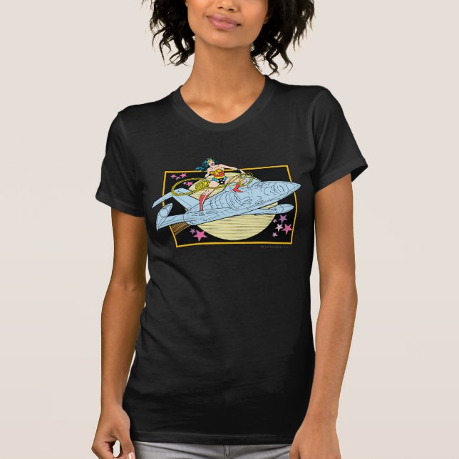 Camiseta Mulher Maravilha com Jet (Frente)