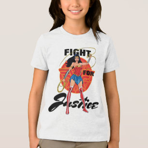 Camiseta Mulher Maravilha Com Laço - Luta Pela Justiça