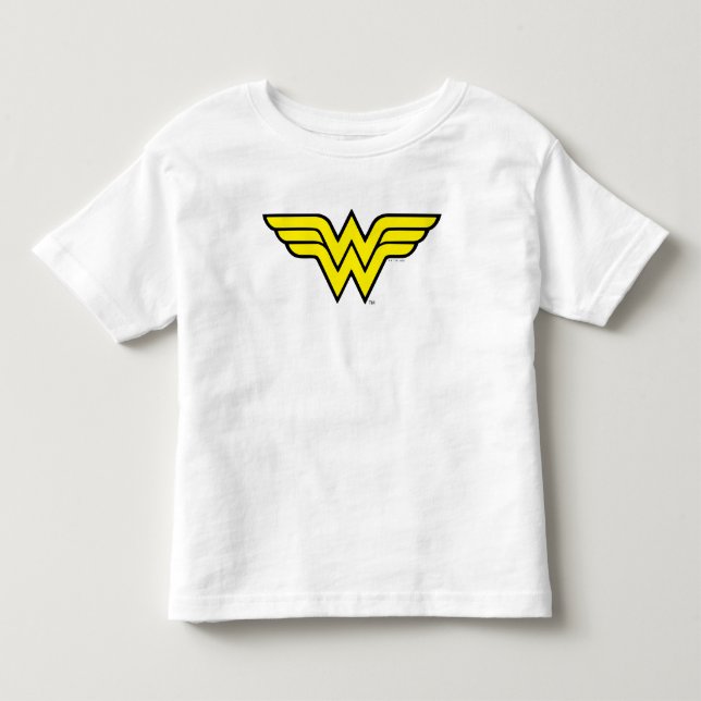 Camiseta Mulher Maravilha | Logotipo clássico (Frente)