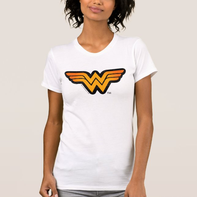 Camiseta Mulher Maravilha | Logotipo inspirado na sazonalid (Frente)