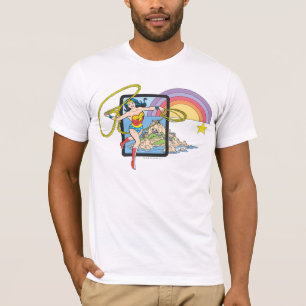 Camiseta Mulher Maravilha Rainbow